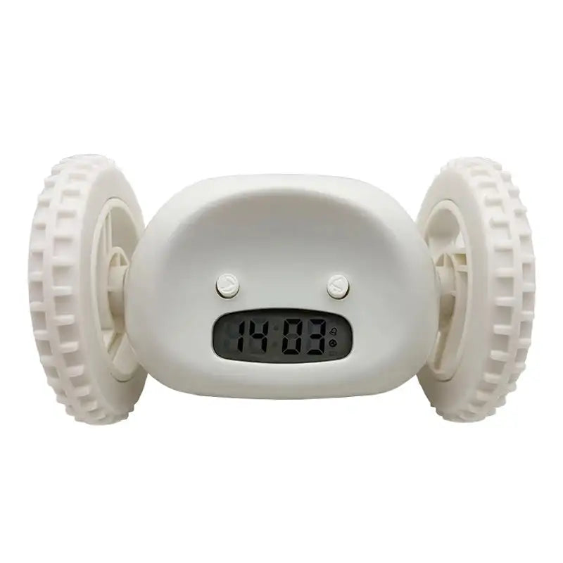 Rolling Run Away Alarm Clock for Deep Sleepers Must Catch to Stop Jump Fun Wake Up Tool with Loud Ring
