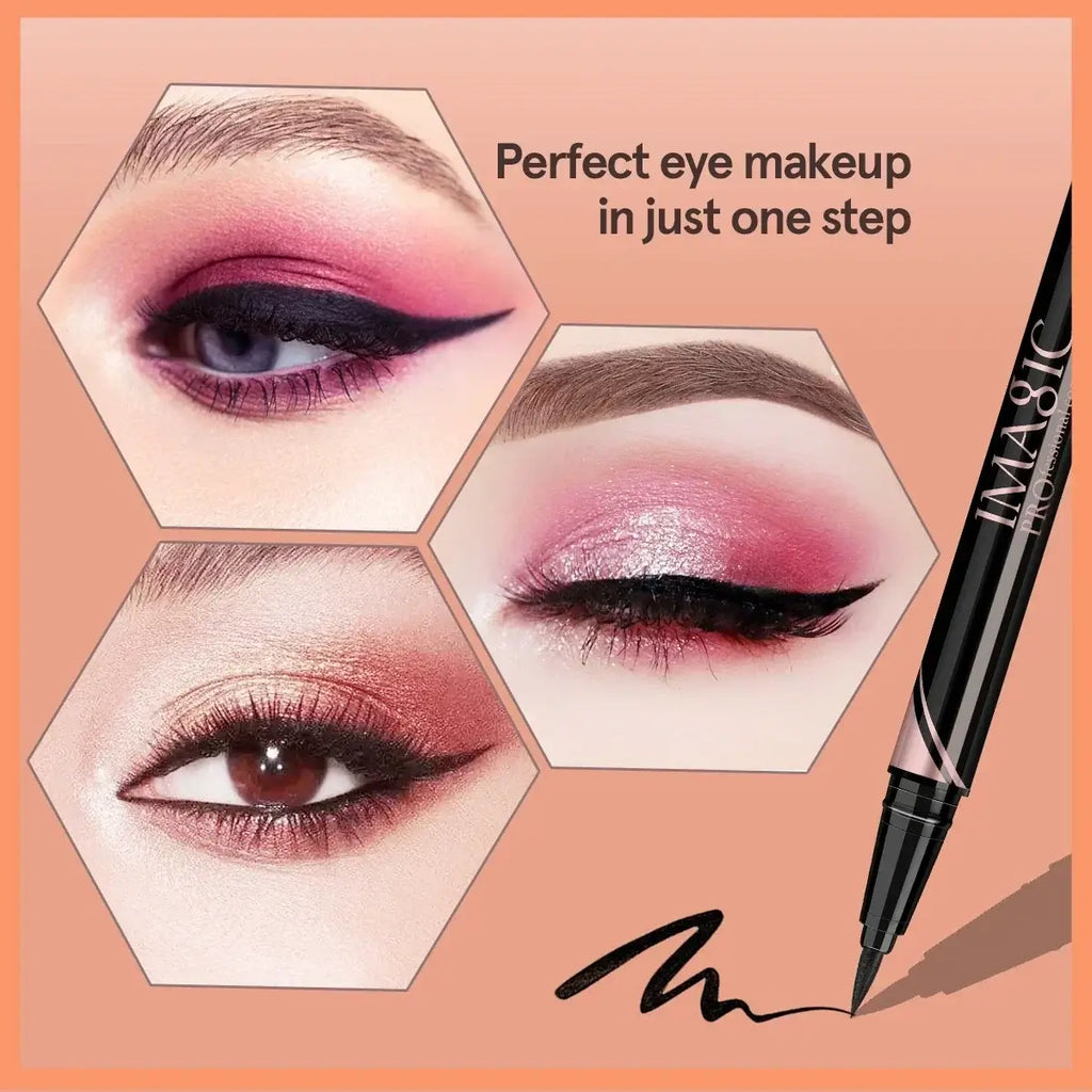 Illustration of eyeliner tip with high elasticity, fine point for delicate lines, ergonomic design for easy use, SKU: 200001176:1254#EY-338-E01
