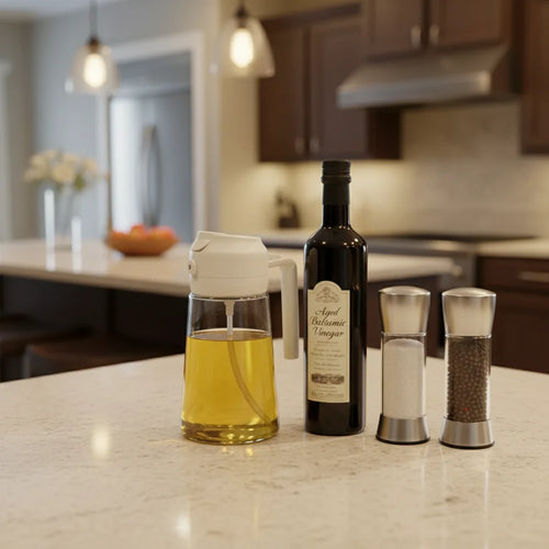 2-in-1 Precision Oil Master: Spray or Pour Instantly
