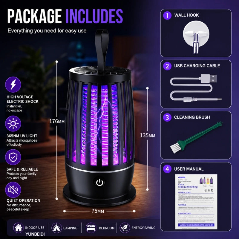 2 in 1 Mosquito Killer Lamp - Sleep Soundly, Bug-Free!