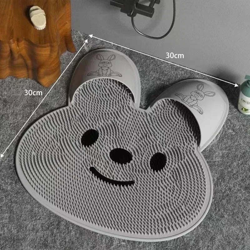 Anti-Slip Silicone Massage Mat: Ultimate Shower Safety