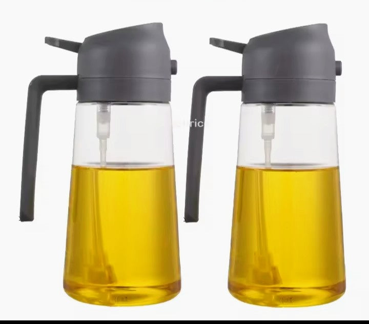 2-in-1 Precision Oil Master: Spray or Pour Instantly