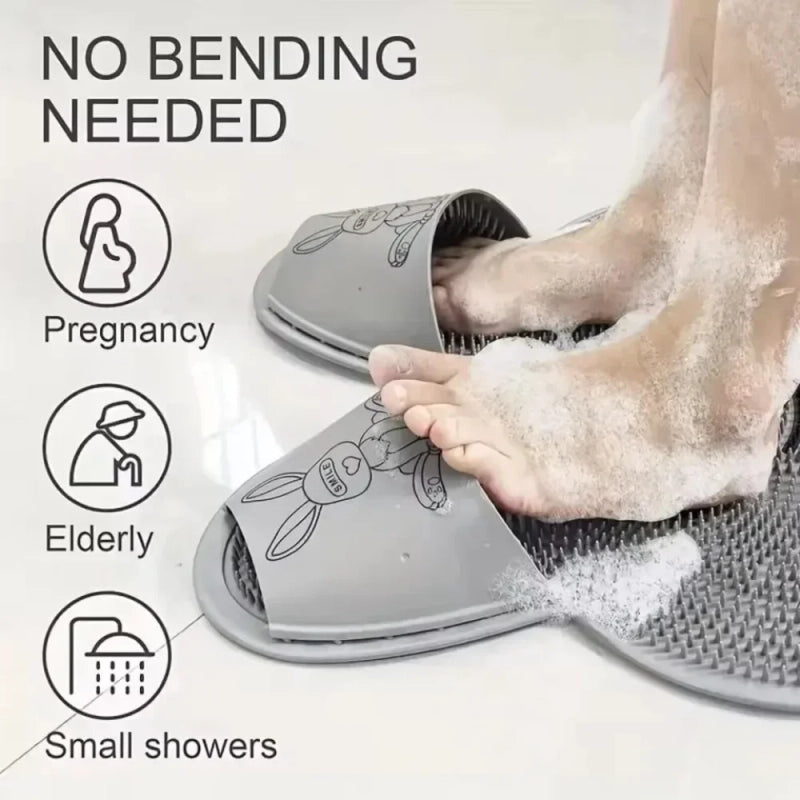 Anti-Slip Silicone Massage Mat: Ultimate Shower Safety