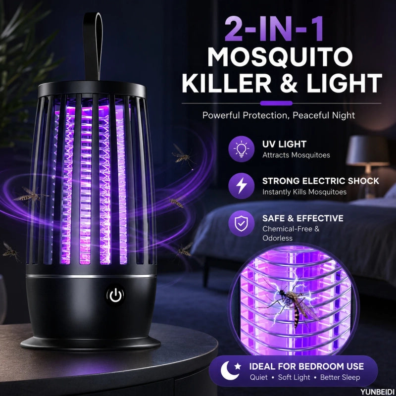 2 in 1 Mosquito Killer Lamp - Sleep Soundly, Bug-Free!