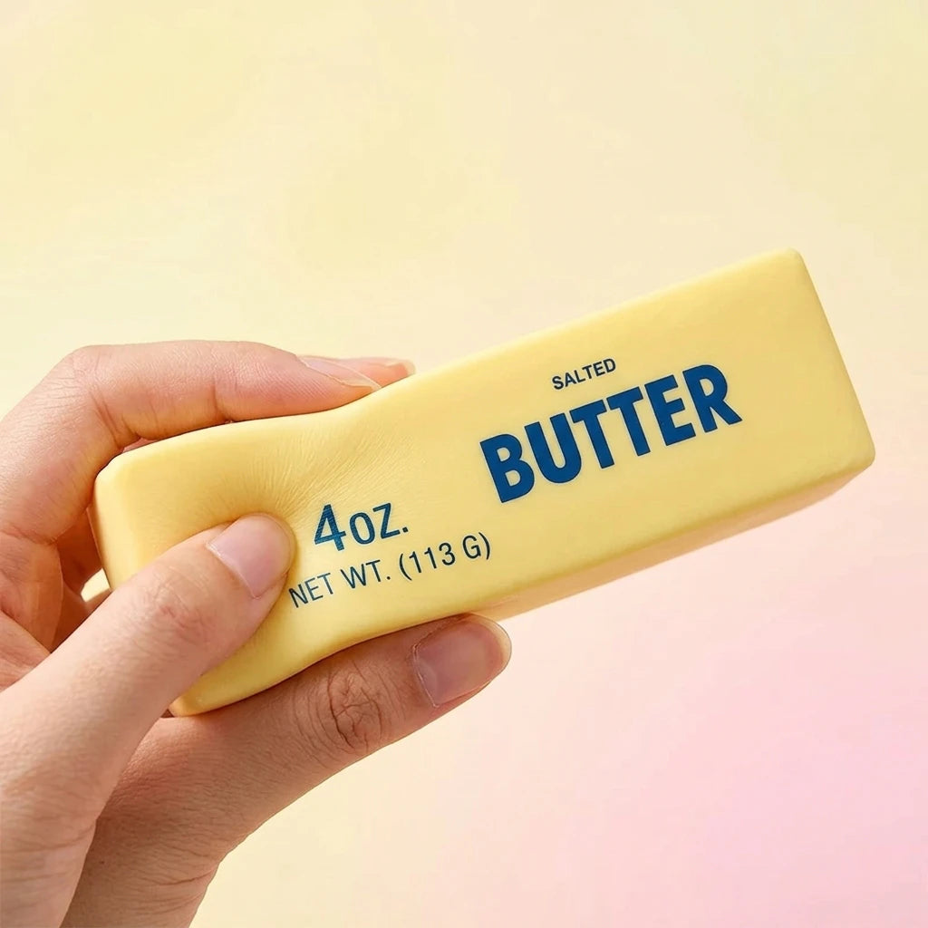 Squishy Butter Stick Fidget Toy - Squeeze Away Stress!