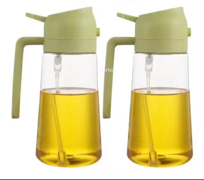 2-in-1 Precision Oil Master: Spray or Pour Instantly