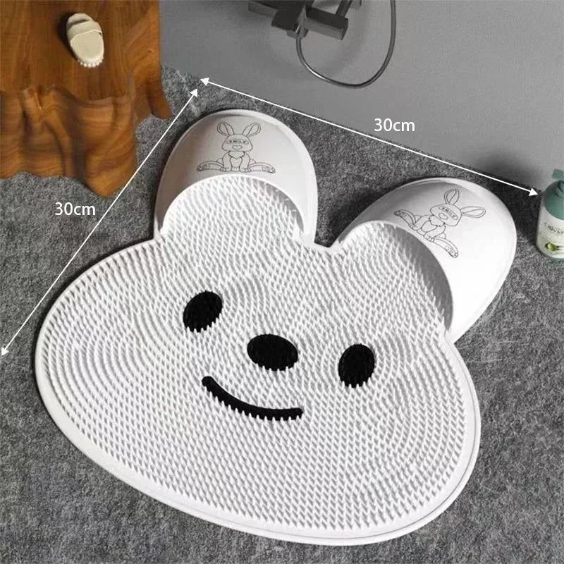 Anti-Slip Silicone Massage Mat: Ultimate Shower Safety