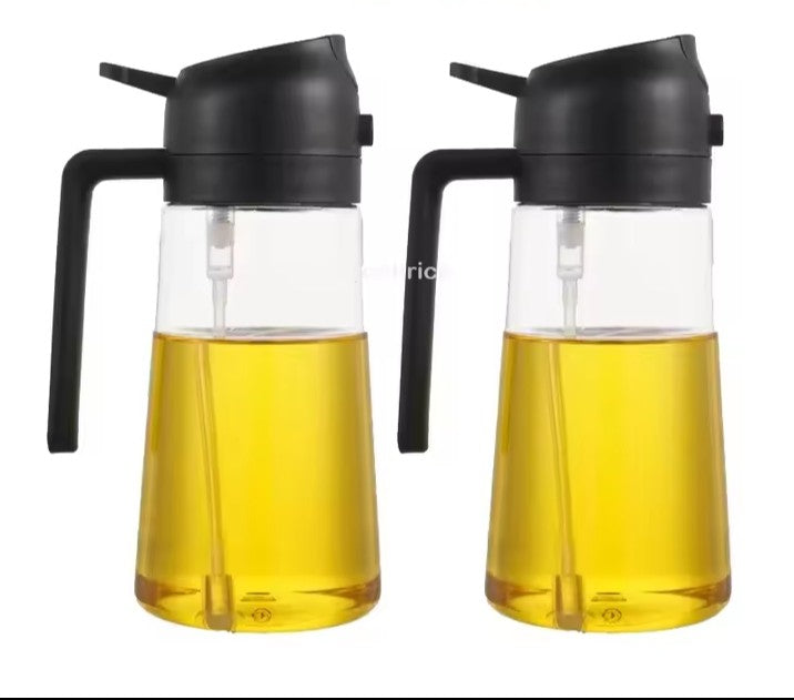 2-in-1 Precision Oil Master: Spray or Pour Instantly
