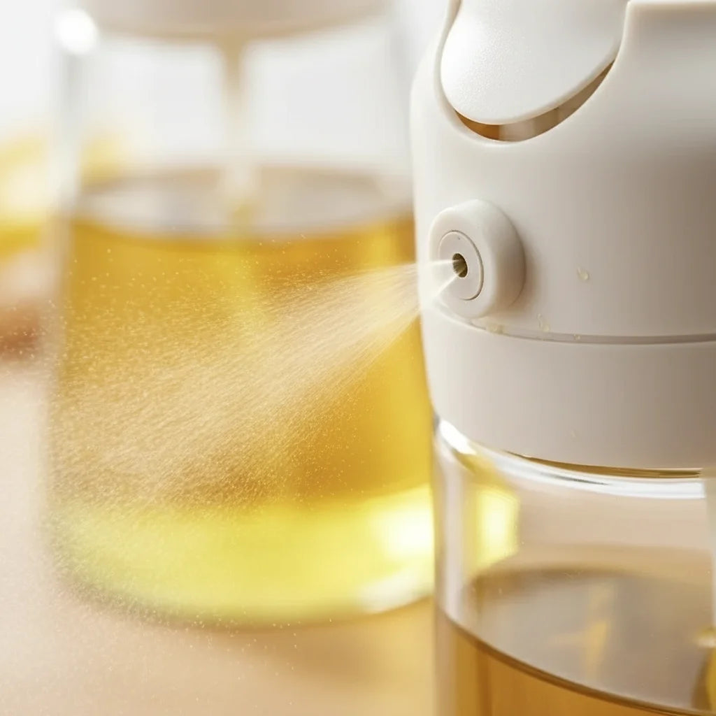 2-in-1 Precision Oil Master: Spray or Pour Instantly