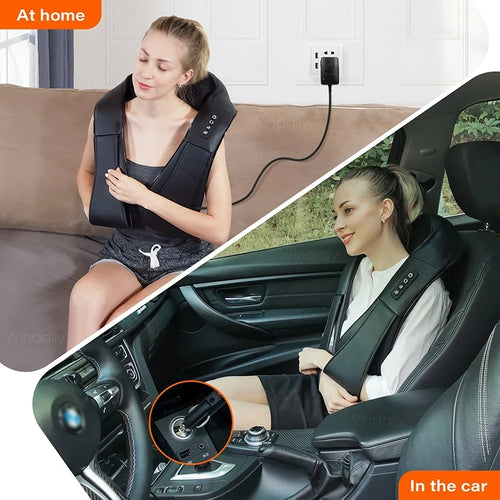 4D Shiatsu Neck Massager - Your Personal Desk Masseuse